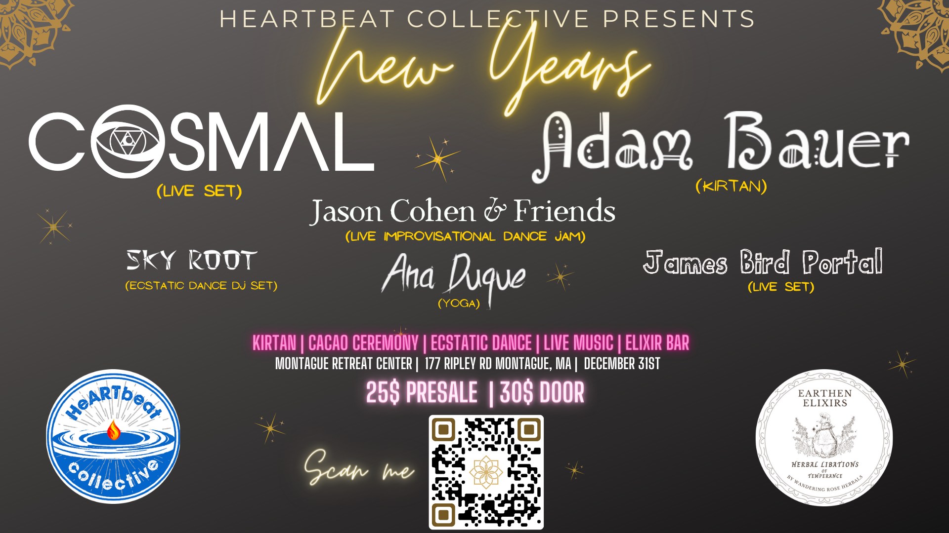HeARTbeat Collective's: New Year's Eve 2023 Celebration