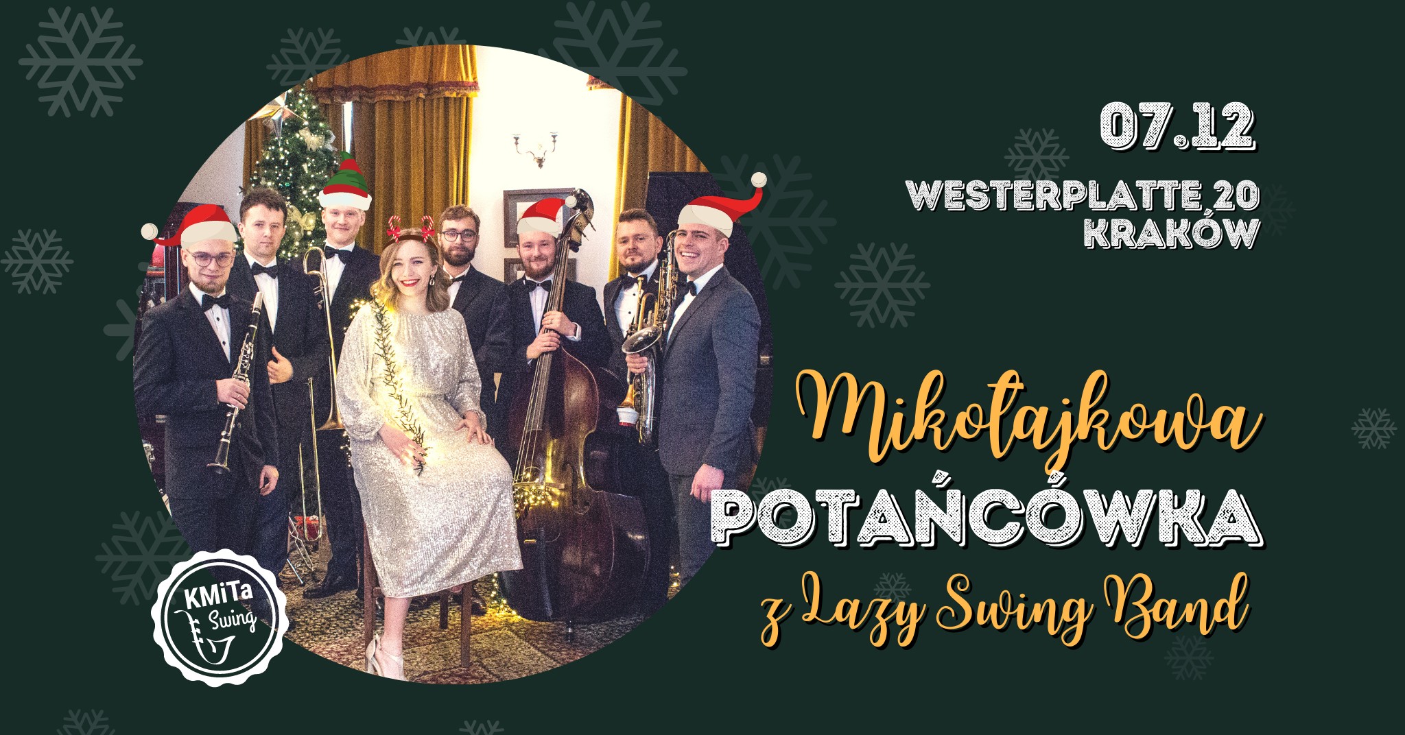 Mikołajkowa potańcówka na Poczcie z Lazy Swing Band 7.12