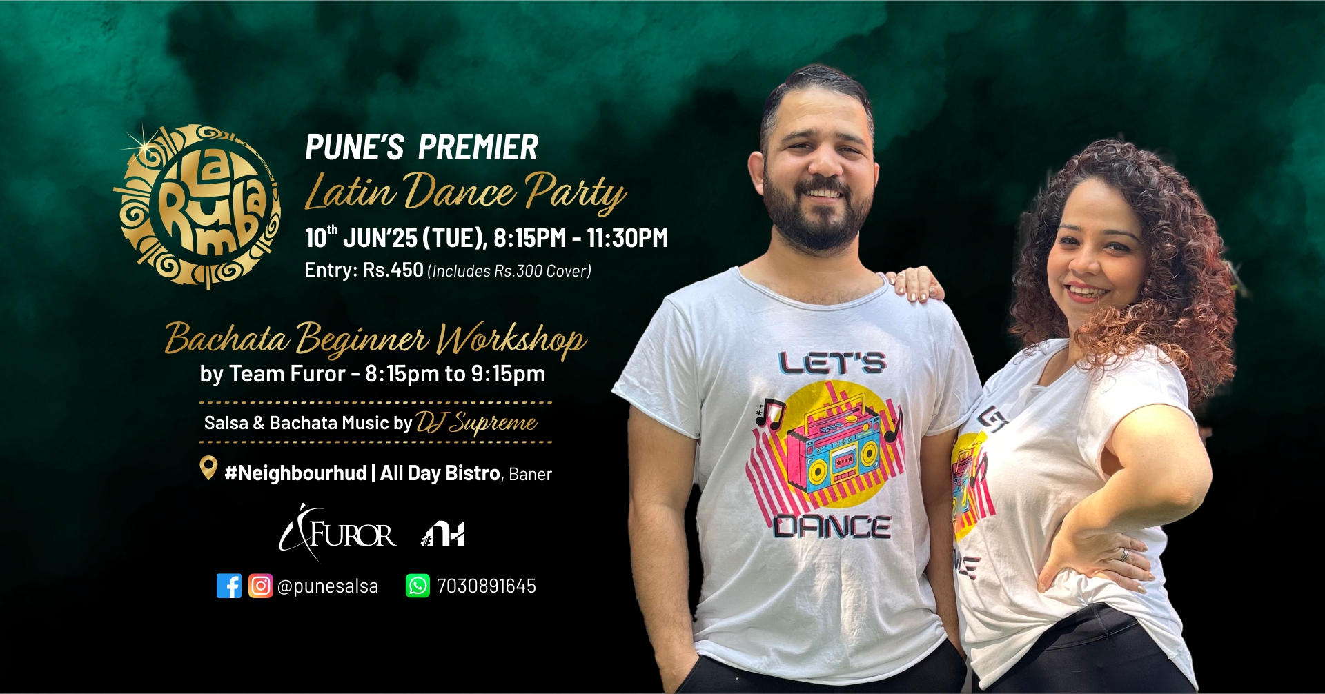 La Rumba in Baner - Salsa & Bachata Social- 10th June 2025