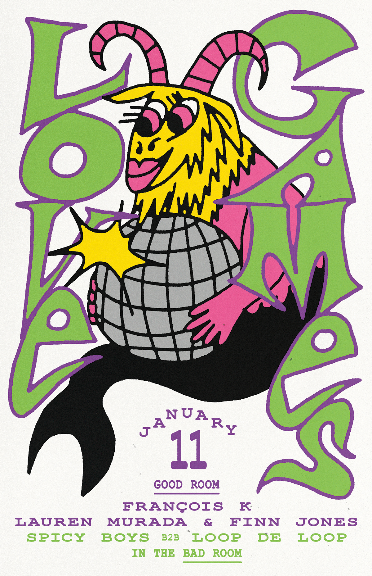 Love Games with François K, Lauren Murada & Finn Jones, Spicy Boys b2b Loop de Loop