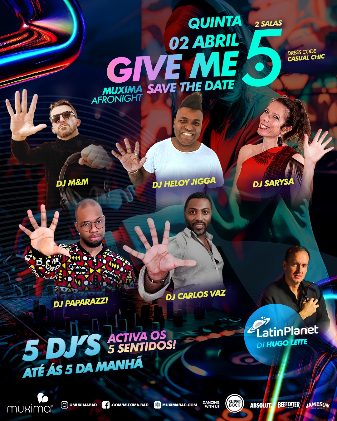SAVE THE DATE- 2 ABRIL 🖐️ GIVE ME 5 2 pistas