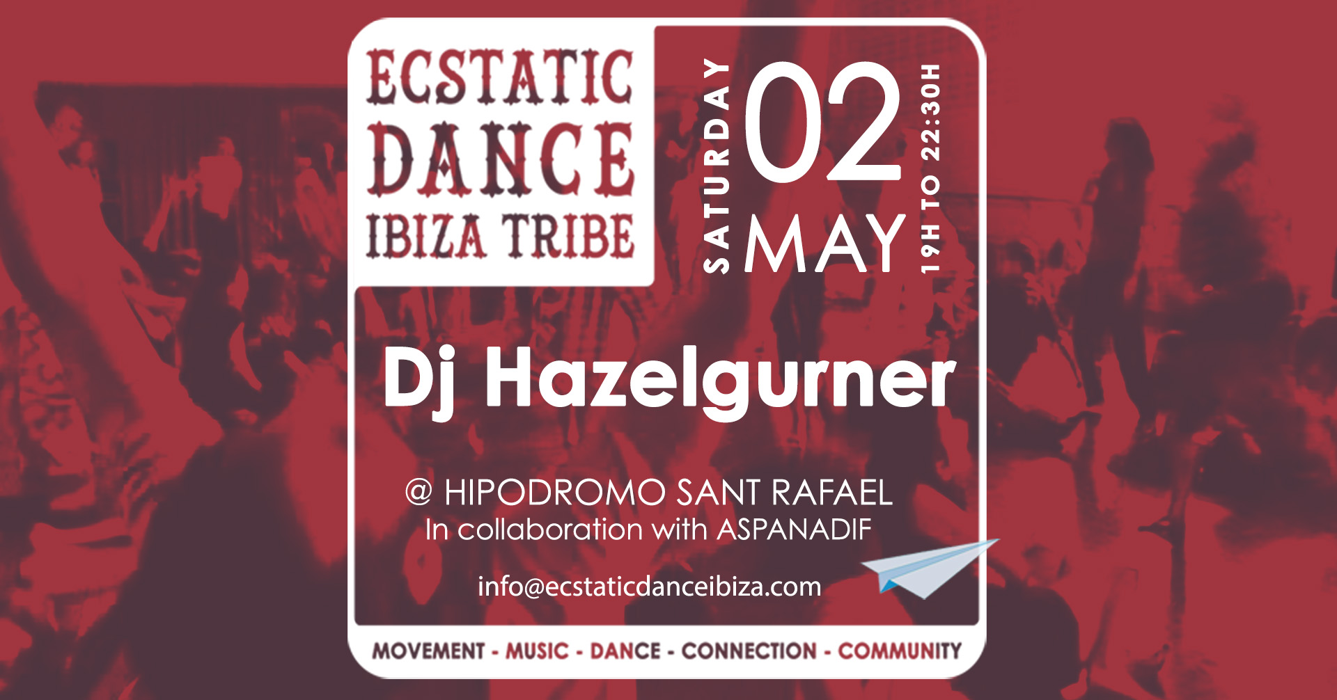 ECSTATIC DANCE IBIZA DJ Hazelgurner (Barcelona)