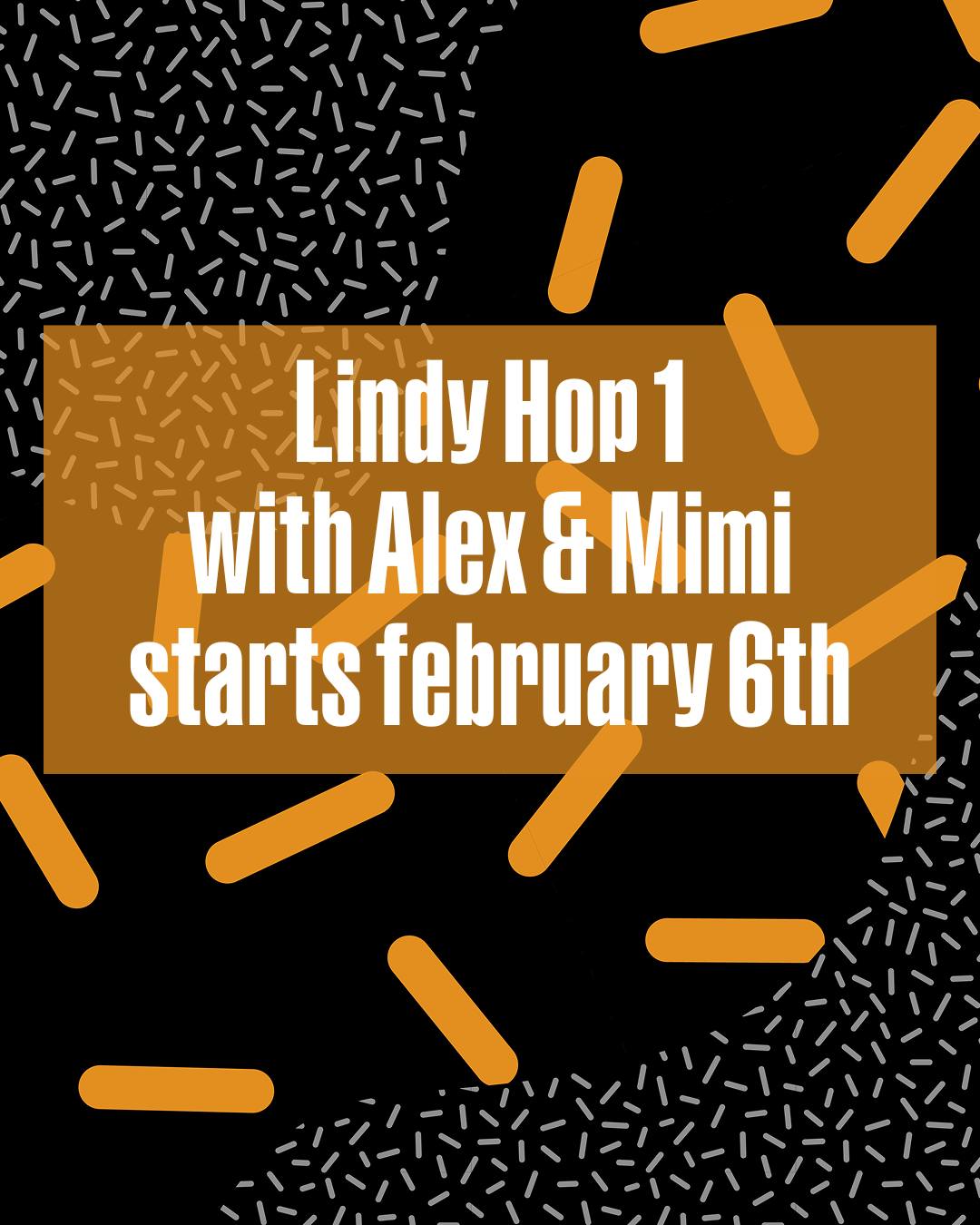 Lindy Hop 1 - Beginner's course with Alex & Mimi