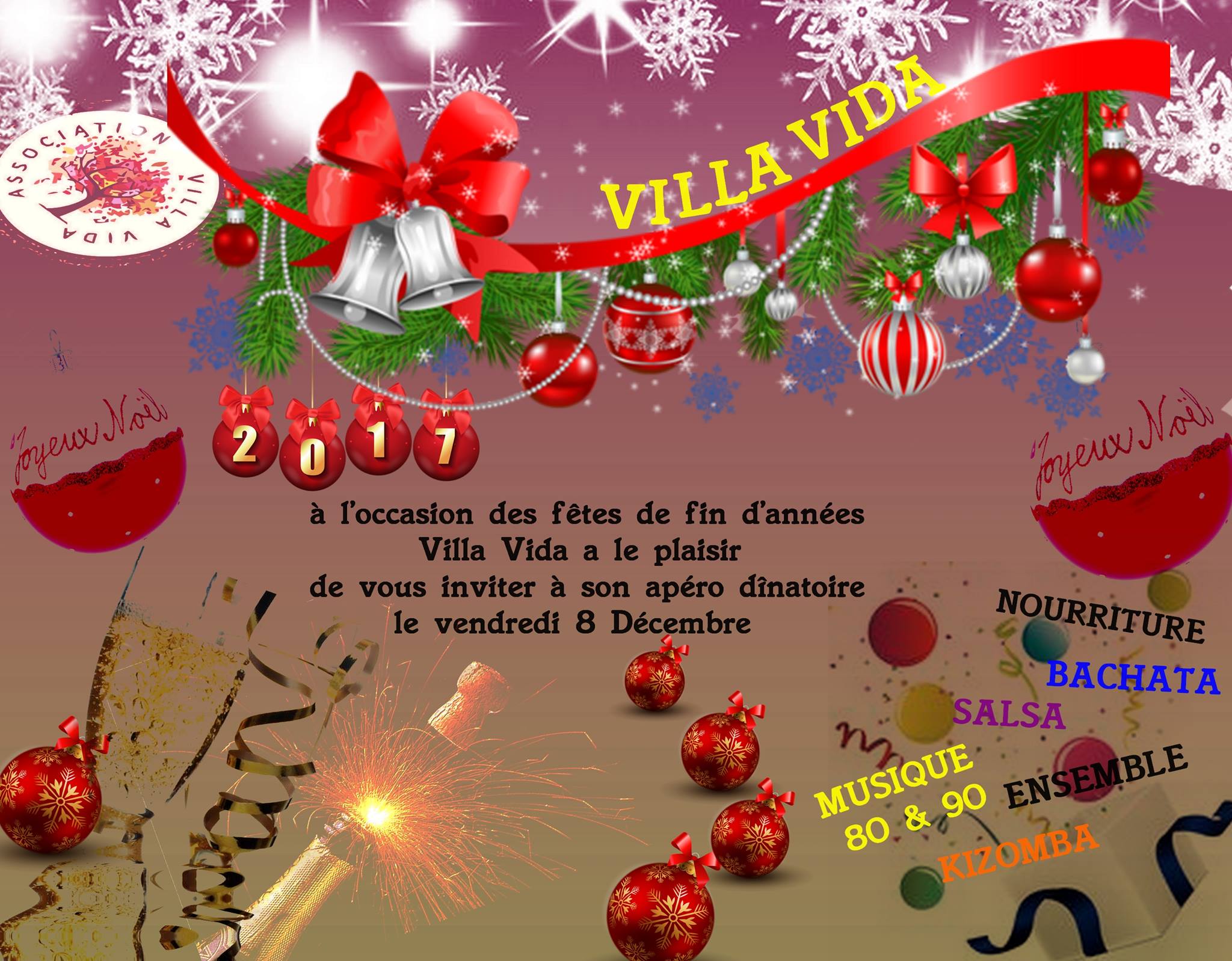Apéro dînatoire Villa Vida
