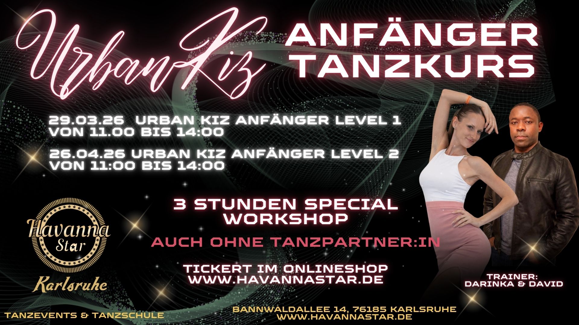 Tanzkurs für Anfänger: Urban Kiz *auch ohne Tanzpartner:in