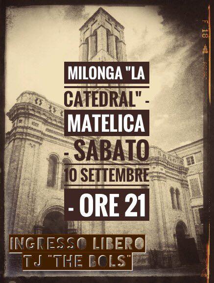 Milonga "La Catedral" -Matelica- 10 Settembre