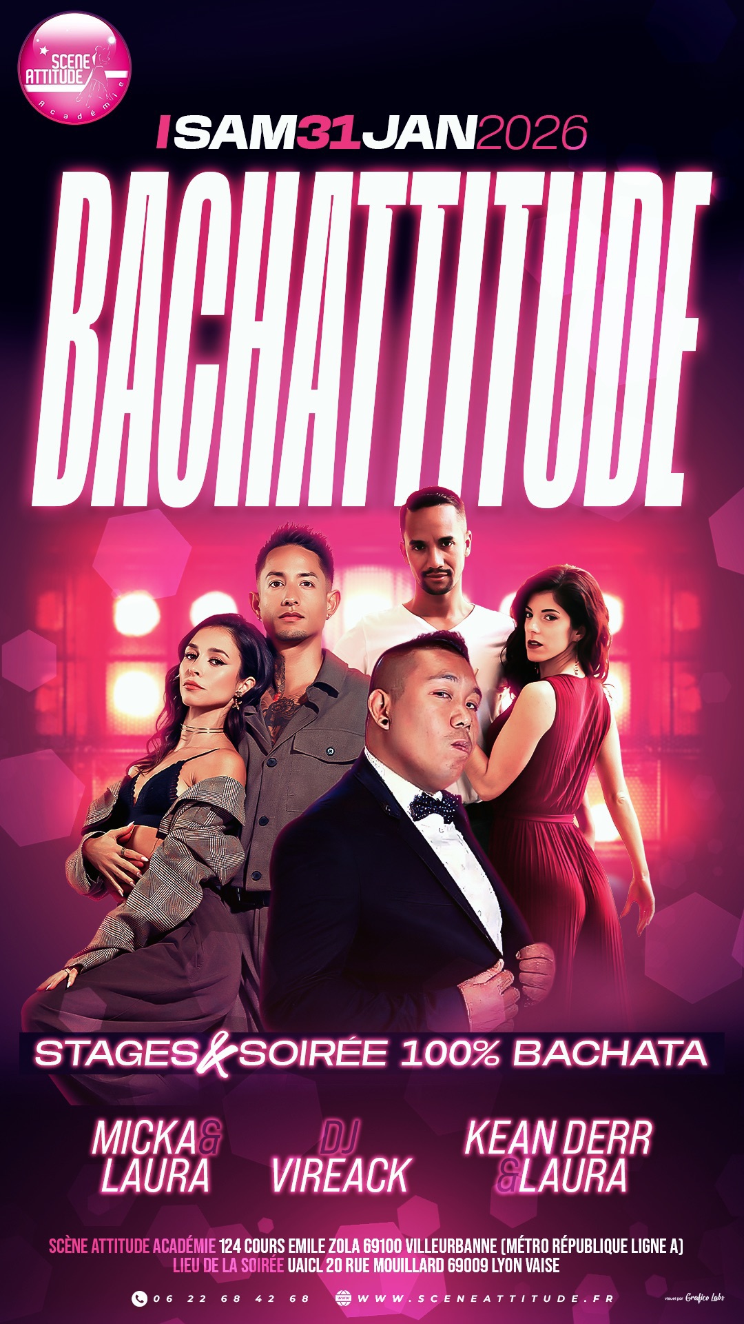 BACHATTITUDE 2k26 - STAGES & SOIRÉE 100% BACHATA