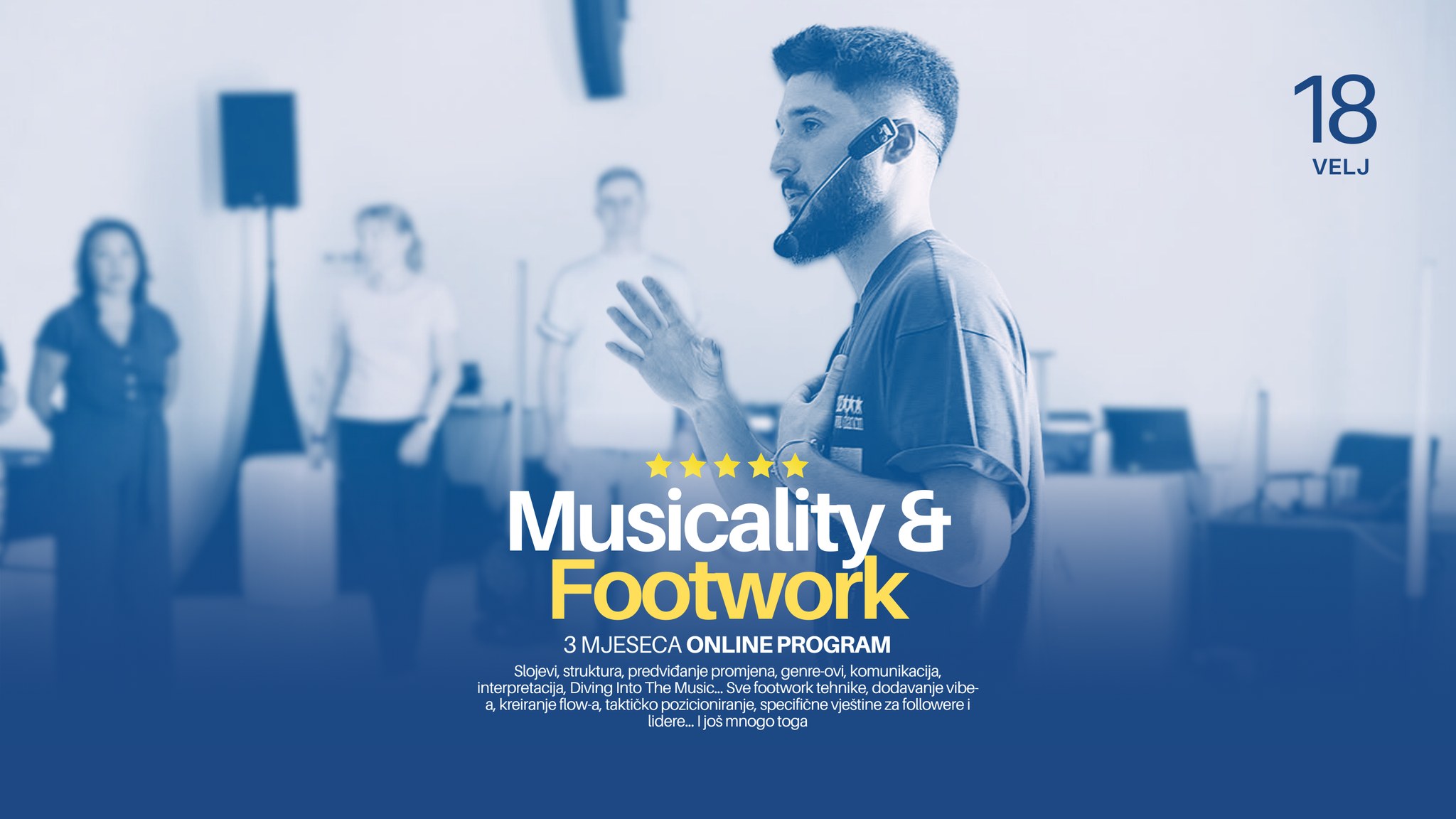 Musicality & Footwork - 3 Mjeseca Online Program