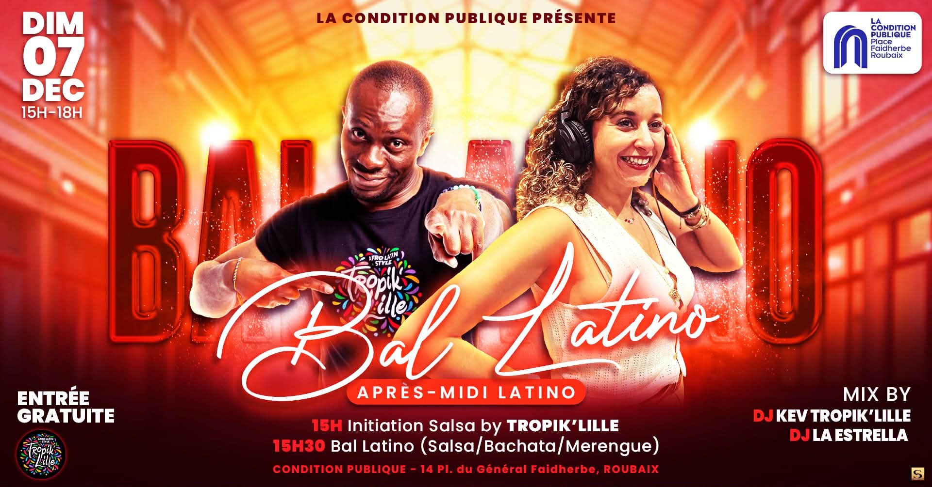 💃🕺 Le Bal Latino Après-midi 100% Latino !