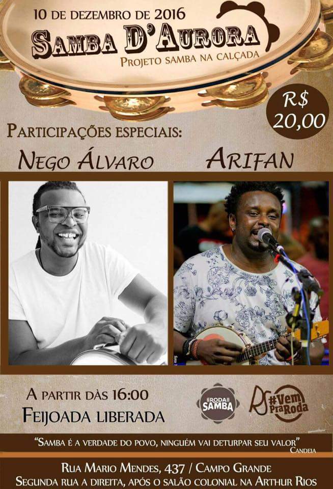 Samba D´Aurora - Projeto Samba Na Calçada- Edição de Fim de ano