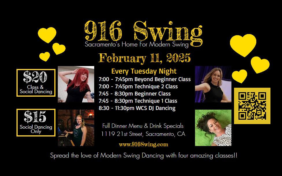 916 Swing Valentine's Day Dance, February 11, 2025