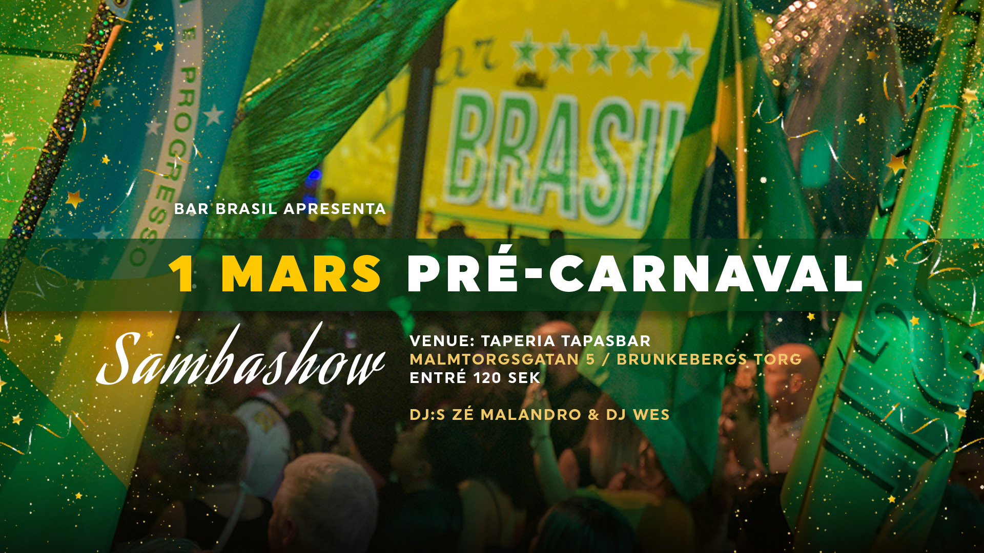 PRÉ-CARNAVAL Bar Brasil