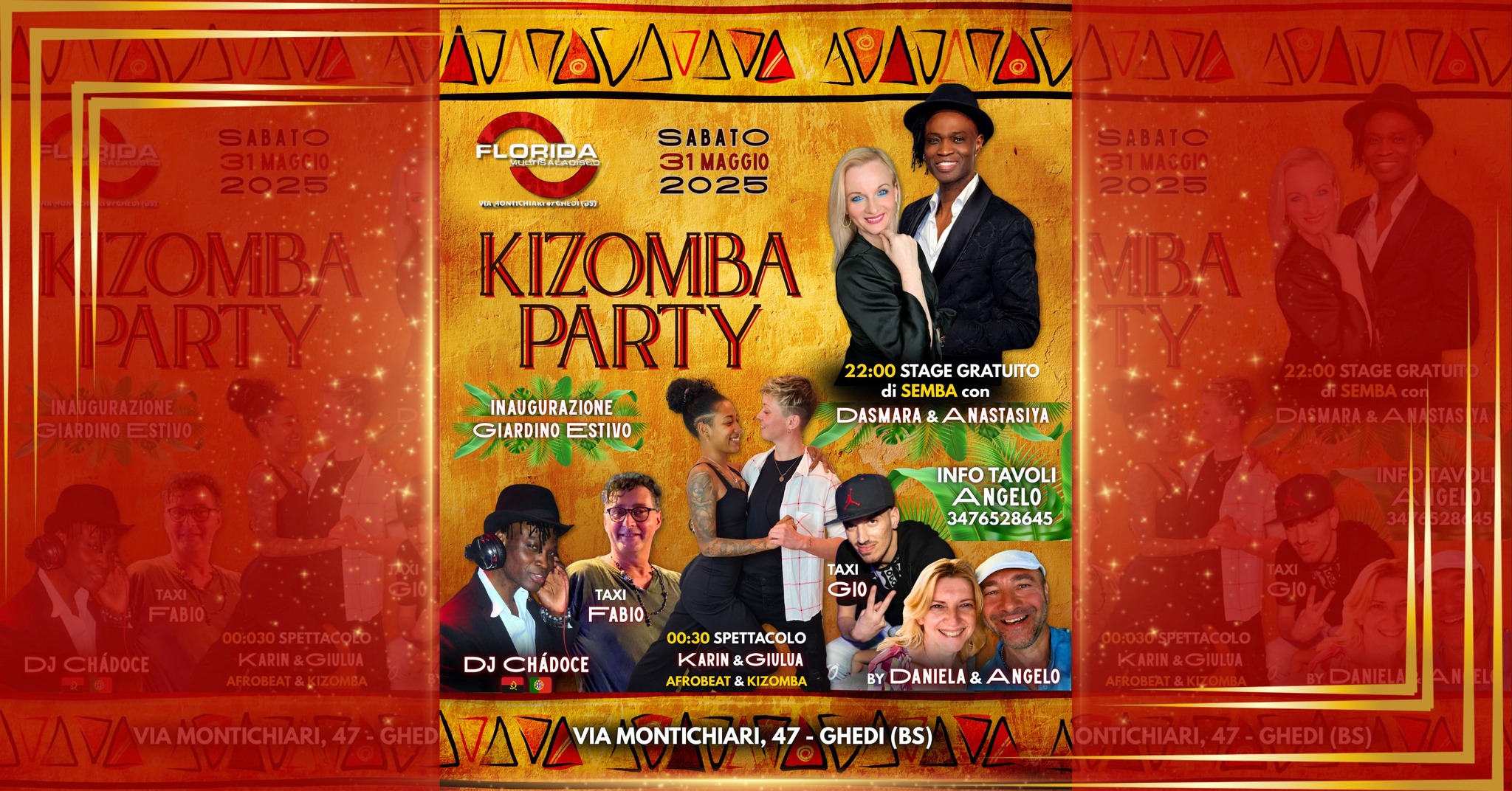 KIZOMBA PARTY Inaugurazione dell’Estivo 🌴 Florida Latino GHEDI (BS)