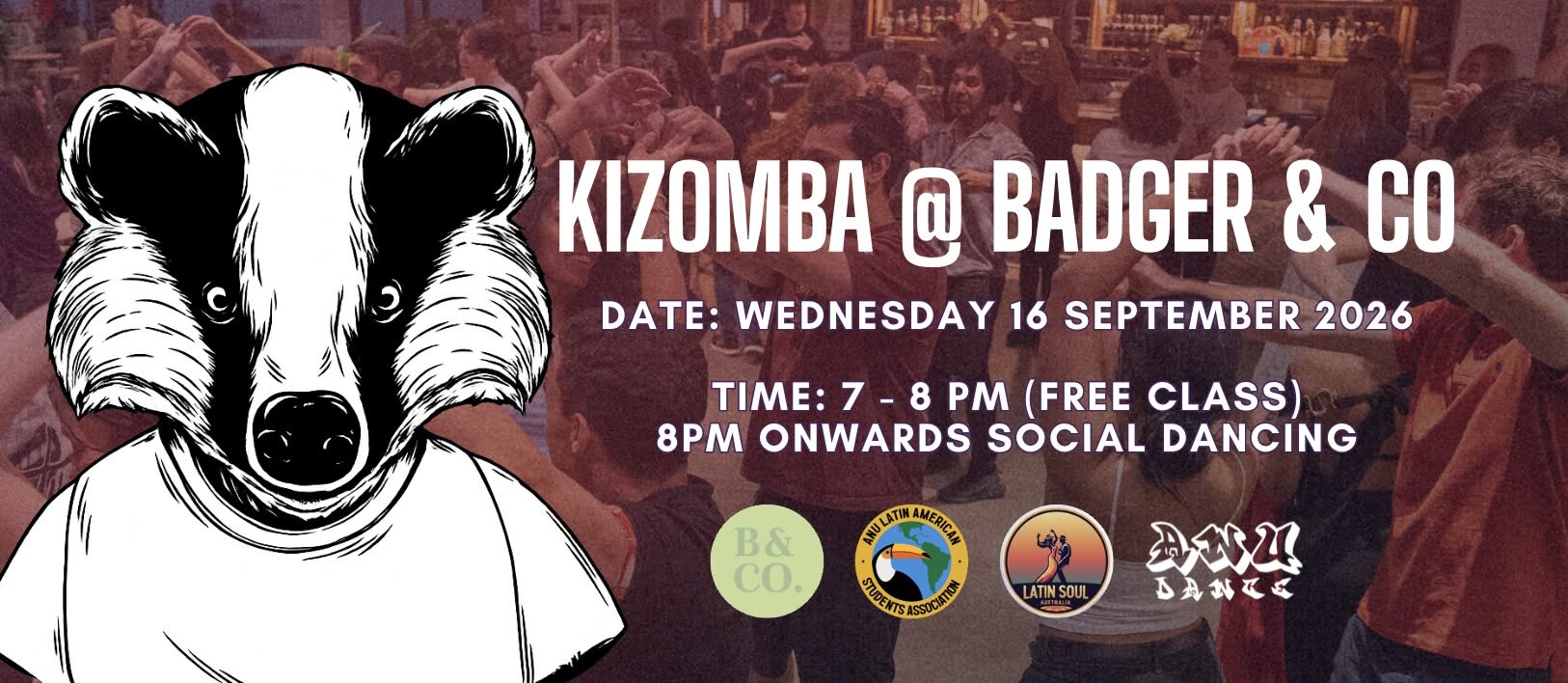 FREE Kizomba @ Badger & Co 💃🕺