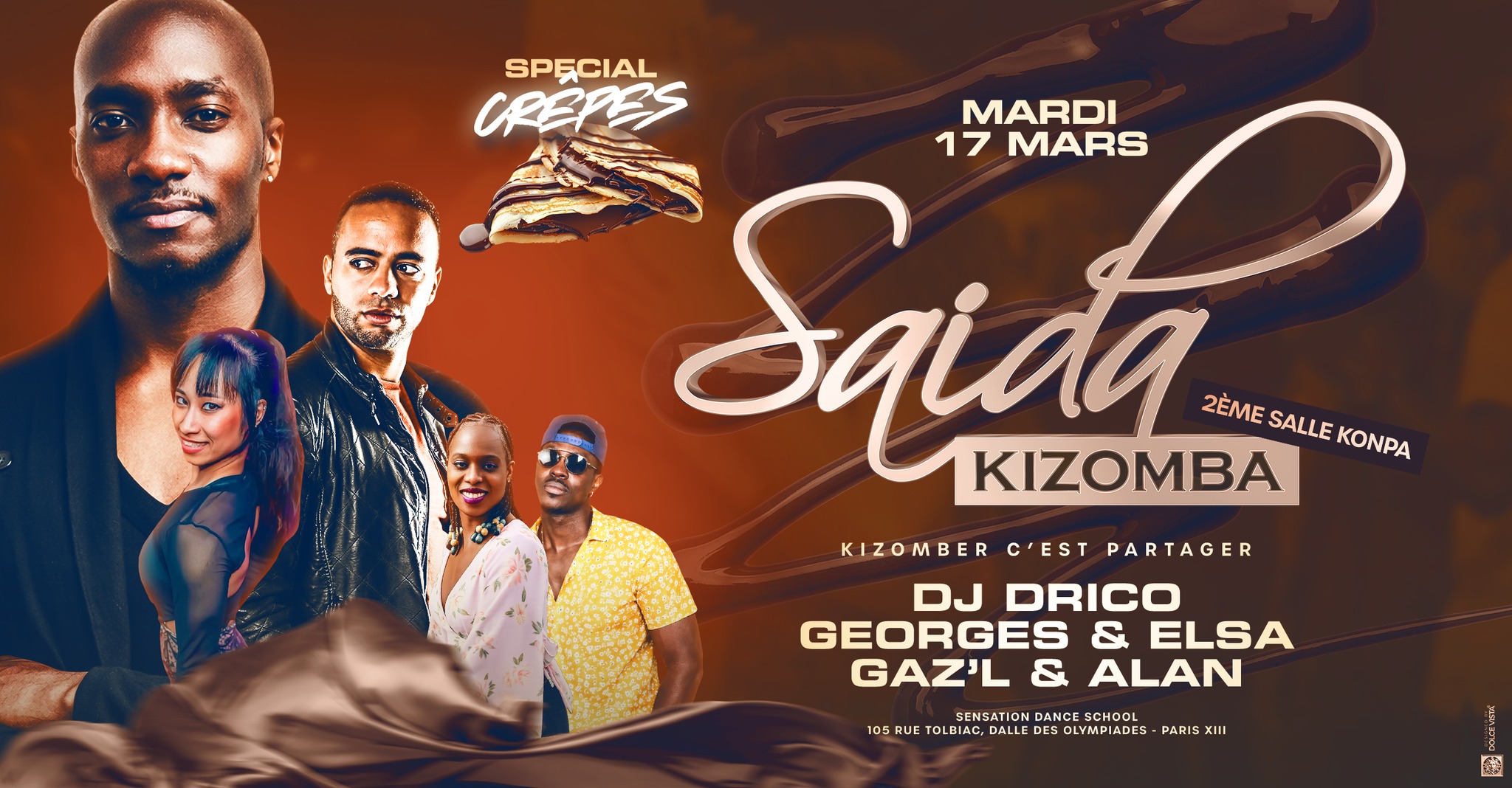 Saida kizomba Konpa spéciale crêpes