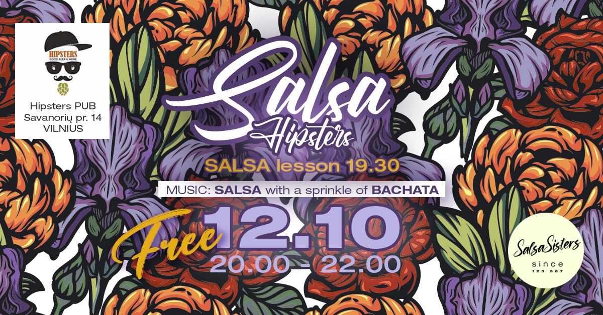 Salsa Hipsters free party + Salsa lesson