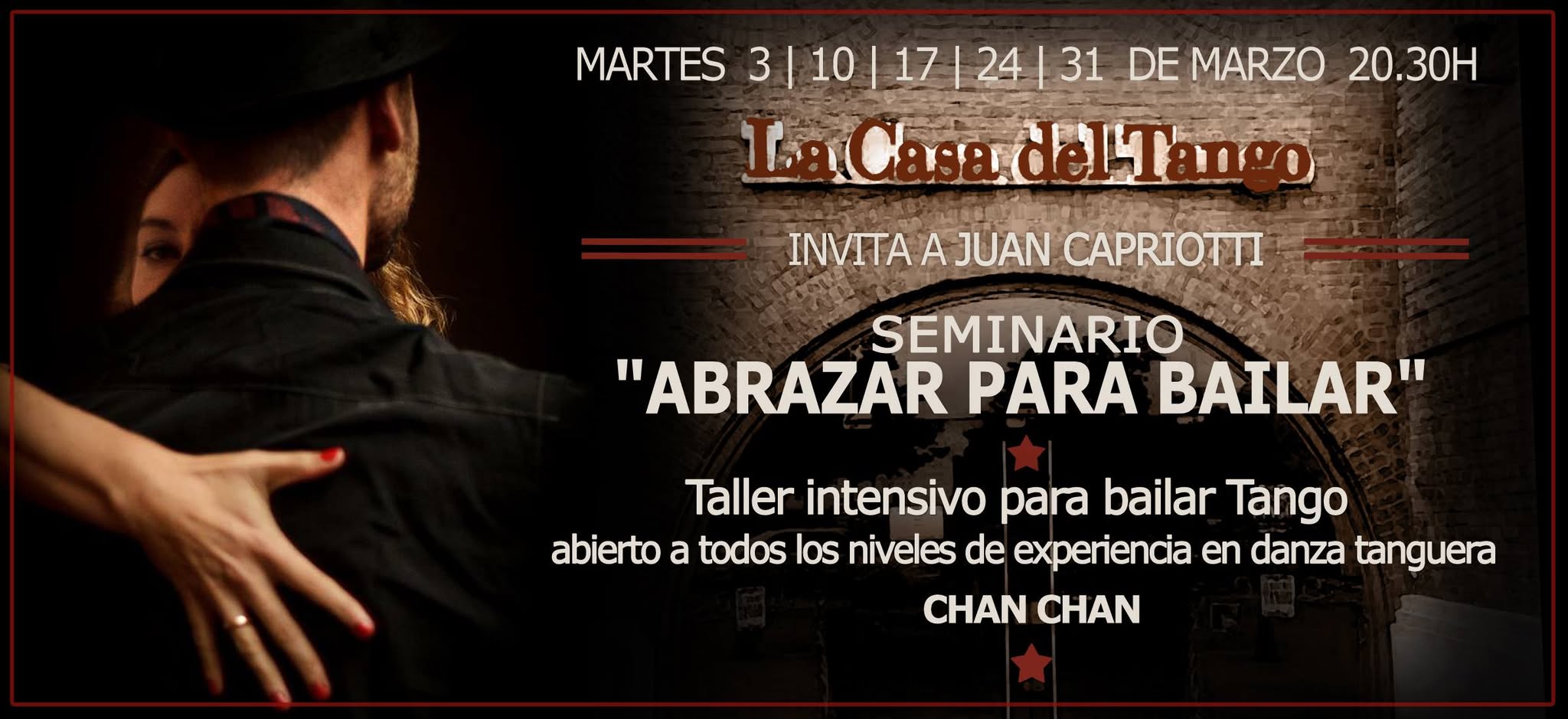 ABRAZAR PARA BAILAR Seminario Tango