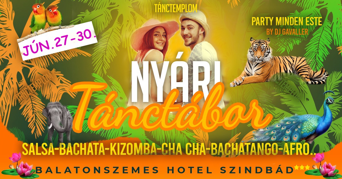 Tánctemplom Nyári Tábor a Balatonnál