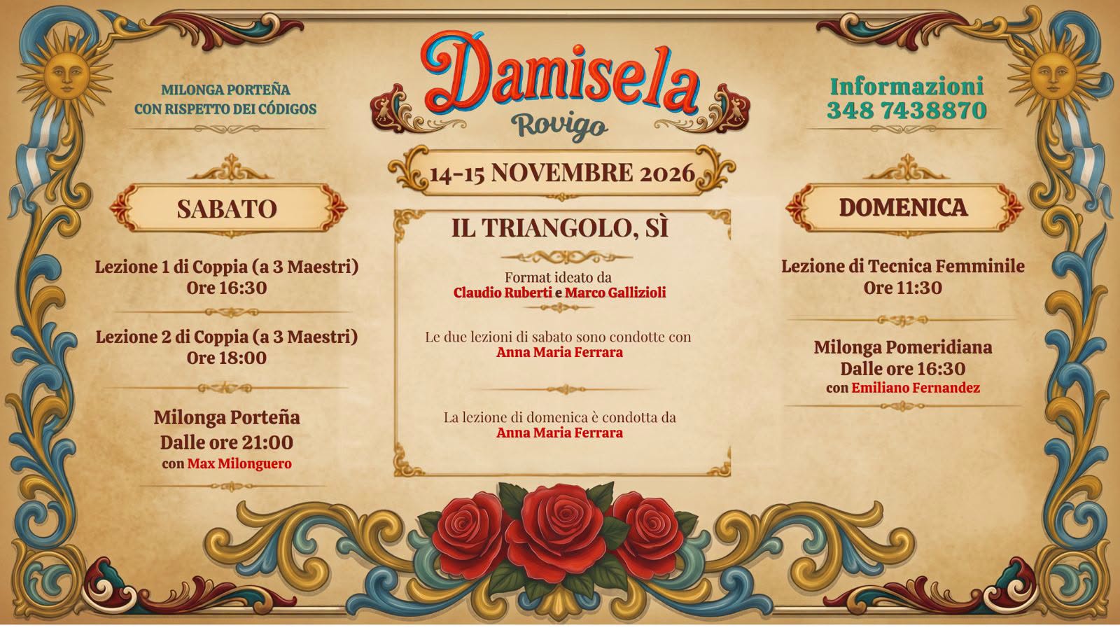 WEEKEND PORTEÑO - "IL TRIANGOLO, SÌ!"