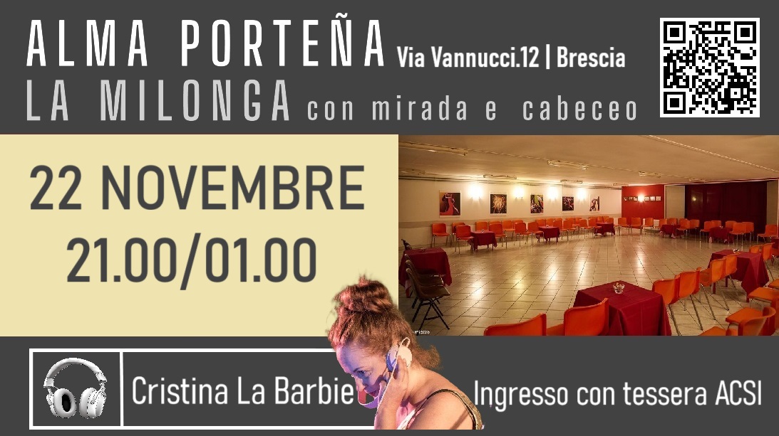 La Milonga con mirada e cabeceo