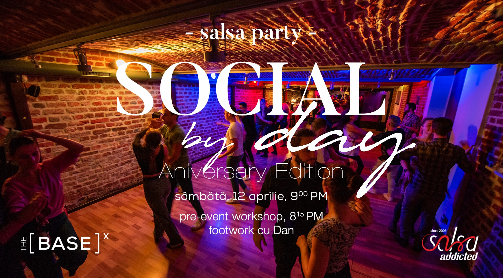 Workshop & Social by Day - Aniversary