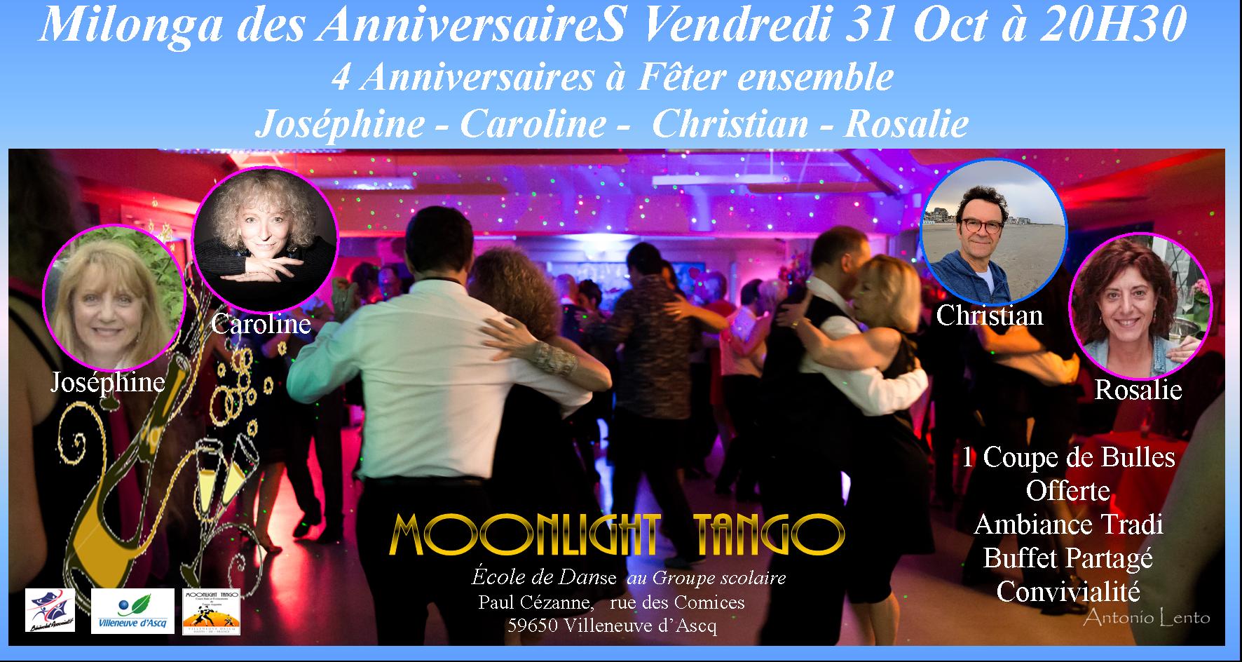 Milonga des Anniversaires d'Octobre <3