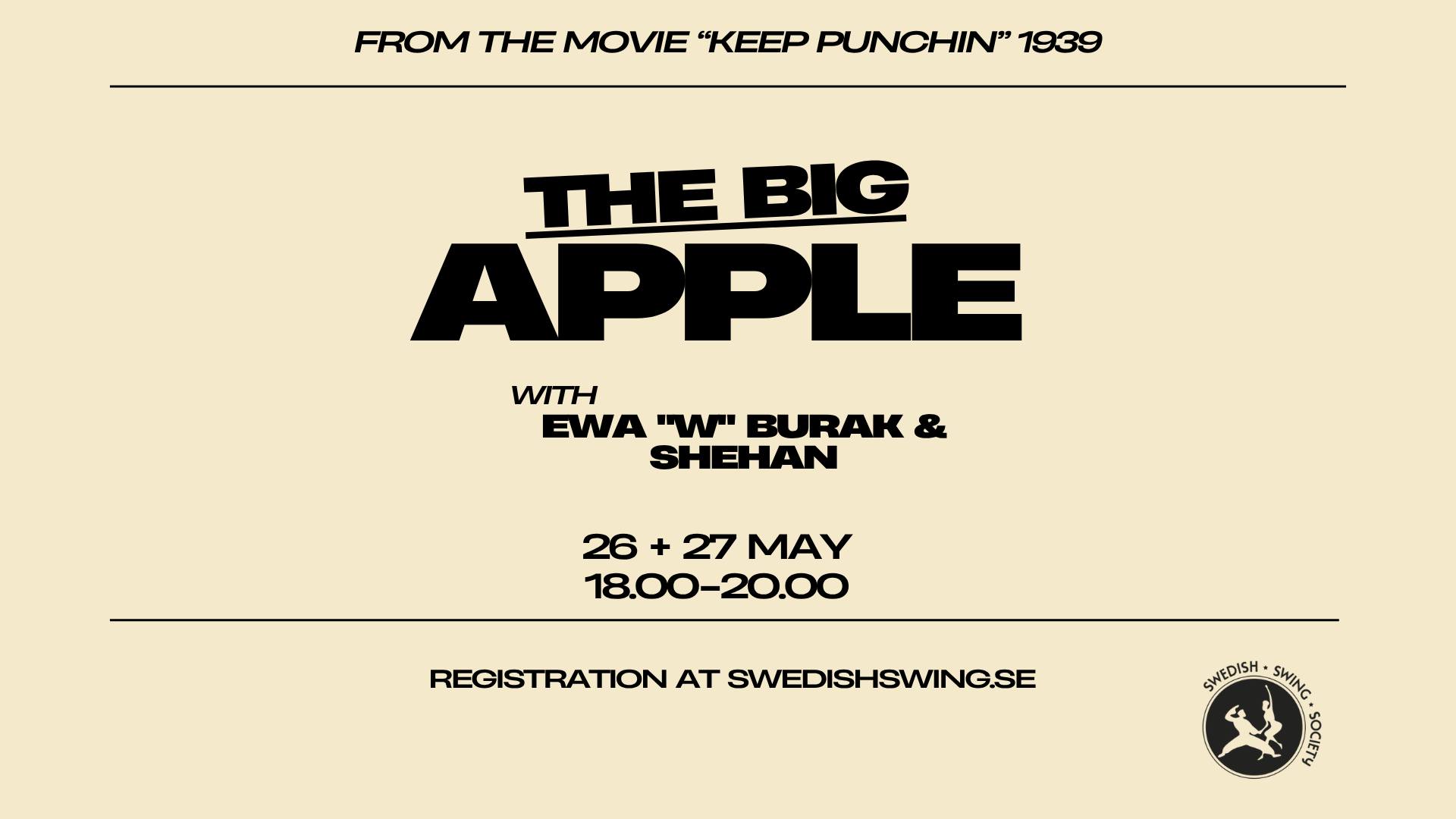The Big Apple Workshop with Ewa and Shehan!