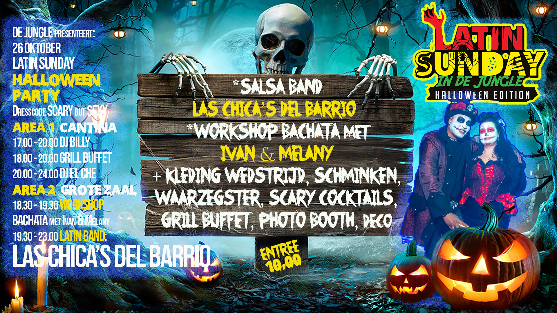 Latin Sunday in de Jungle : Latin Salsa & Bachata Party