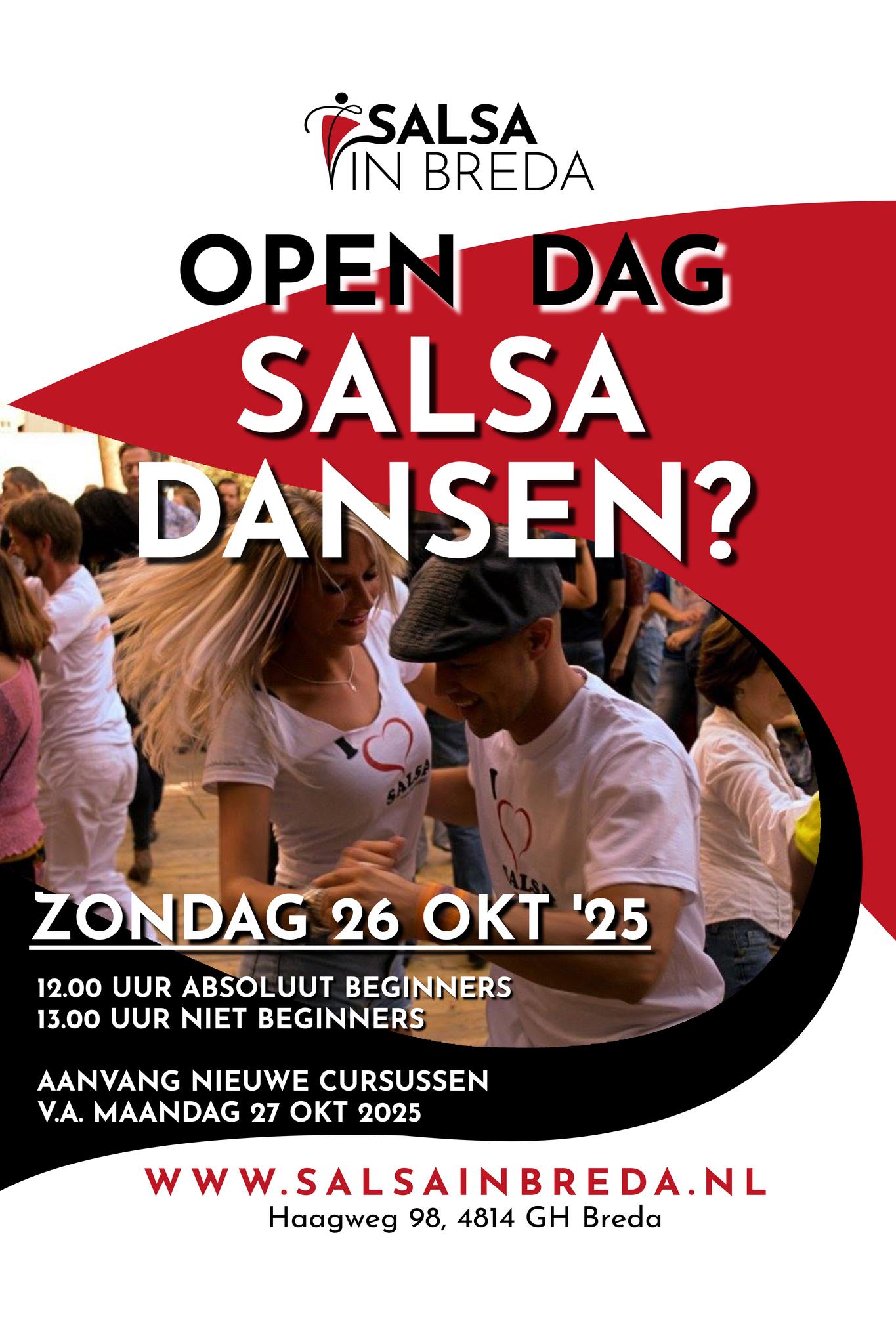 SALSA DANSEN? OPEN DAG SALSA IN BREDA