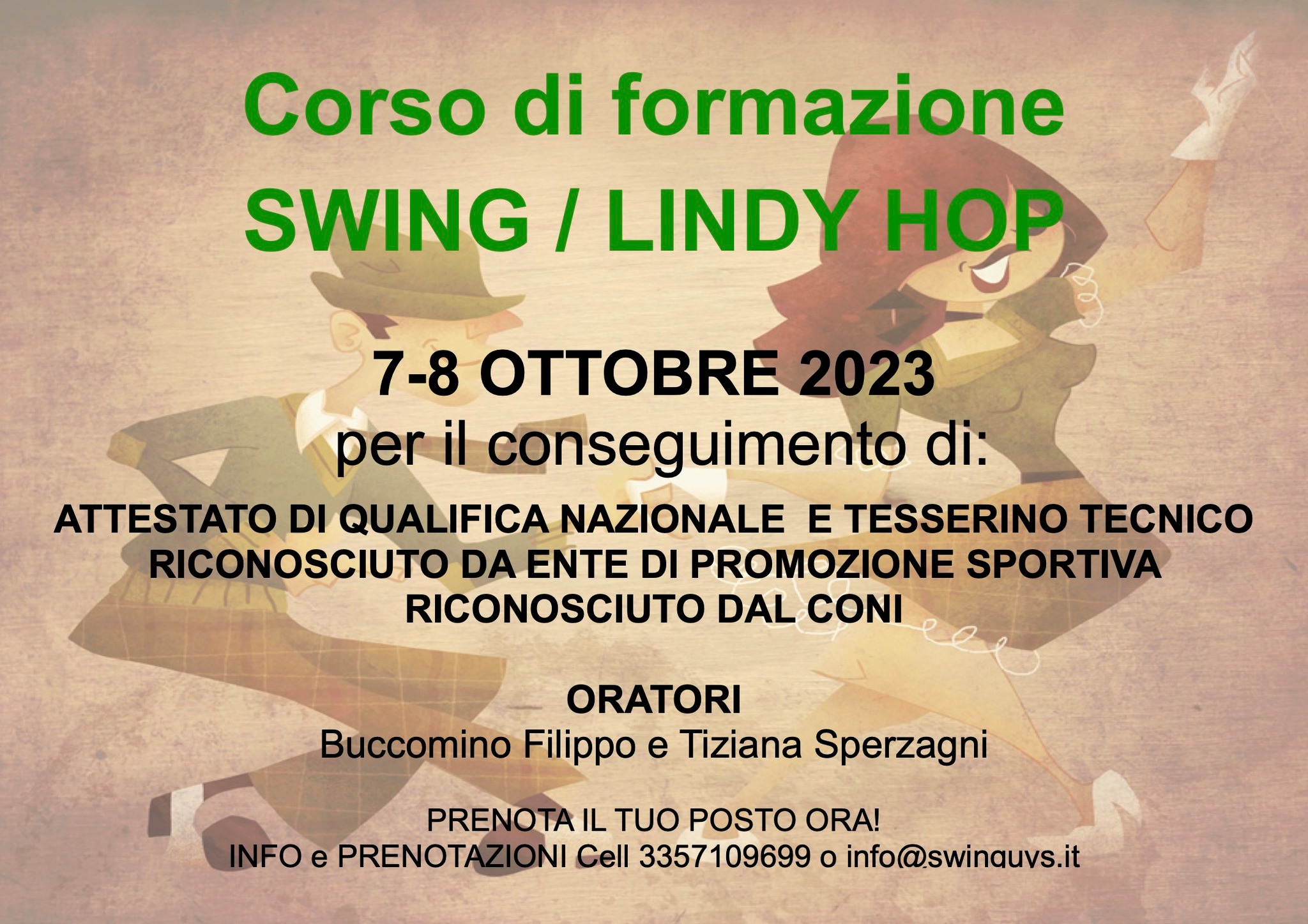 Corso di formazione Swing Lindy Hop