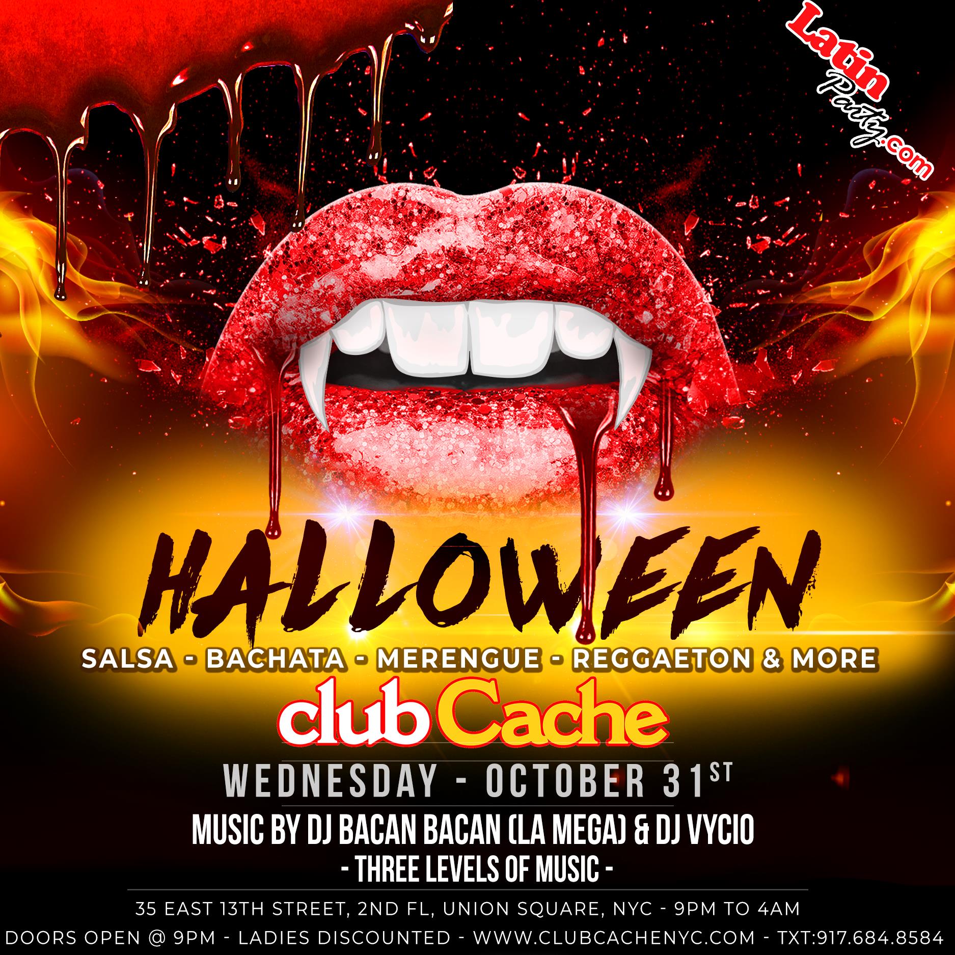 Latin Halloween Party - Club Cache - Oct 31st