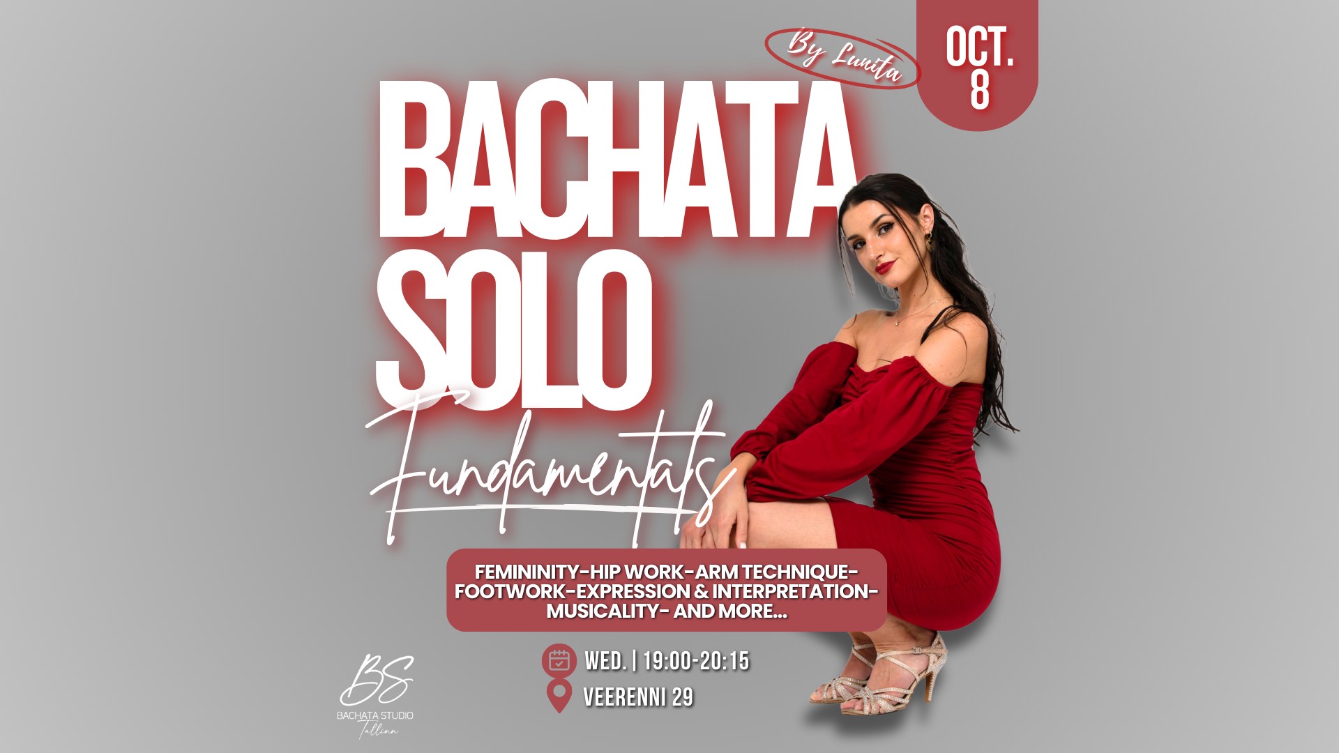 Bachata Solo Fundamentals for Ladies - 2 month course