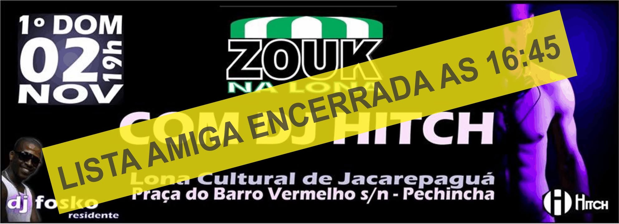 ZOUK NA LONA COM DJ HITCH