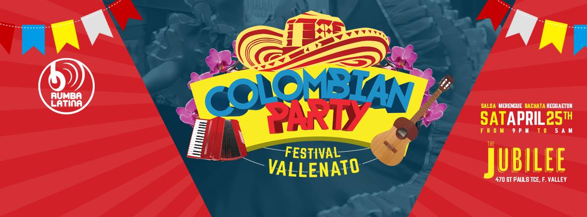COLOMBIAN PARTY ✖ JUBILEE HOTEL ✖ SAT APR 25