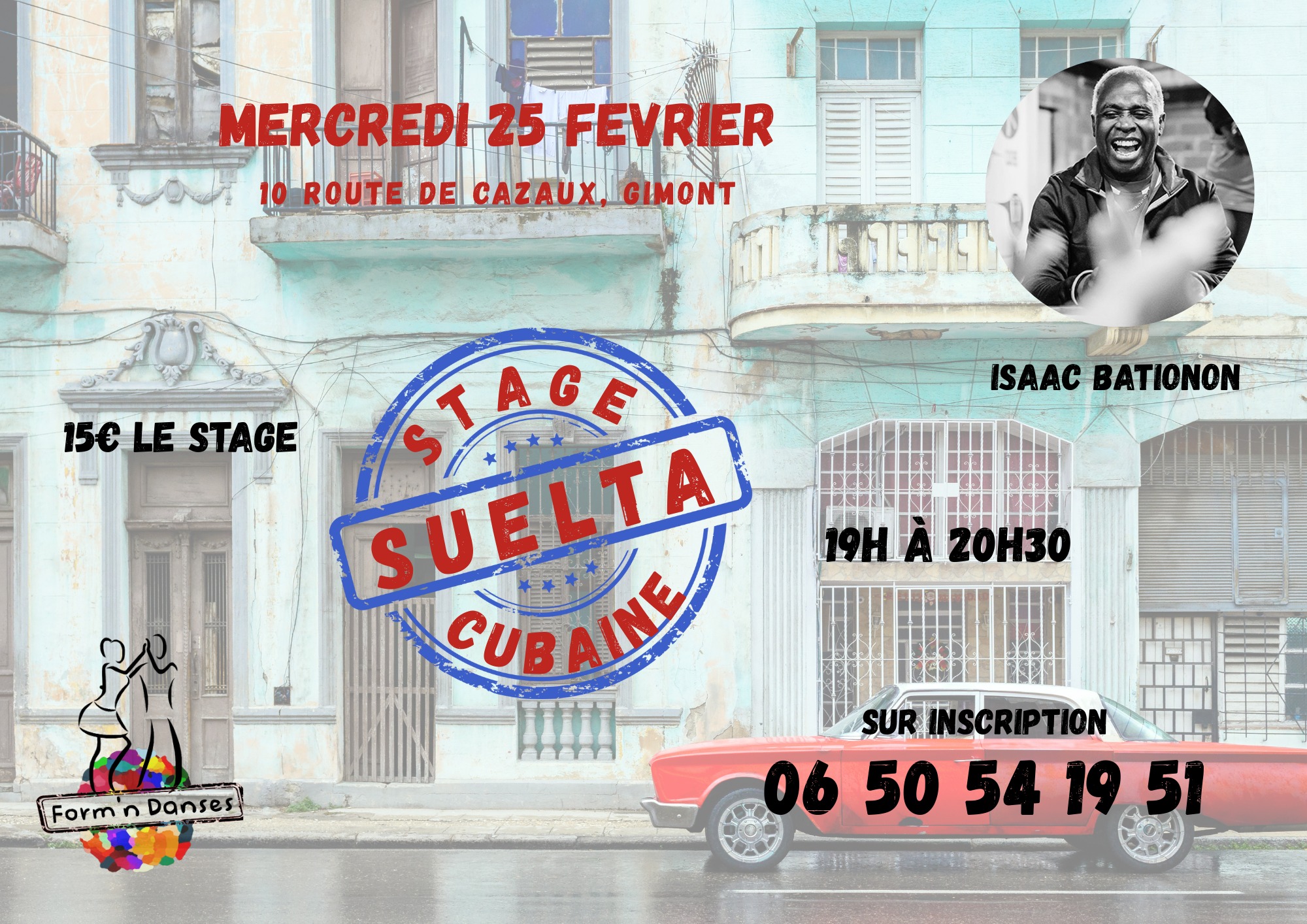 Stage de Suelta avec Isaac Bationon