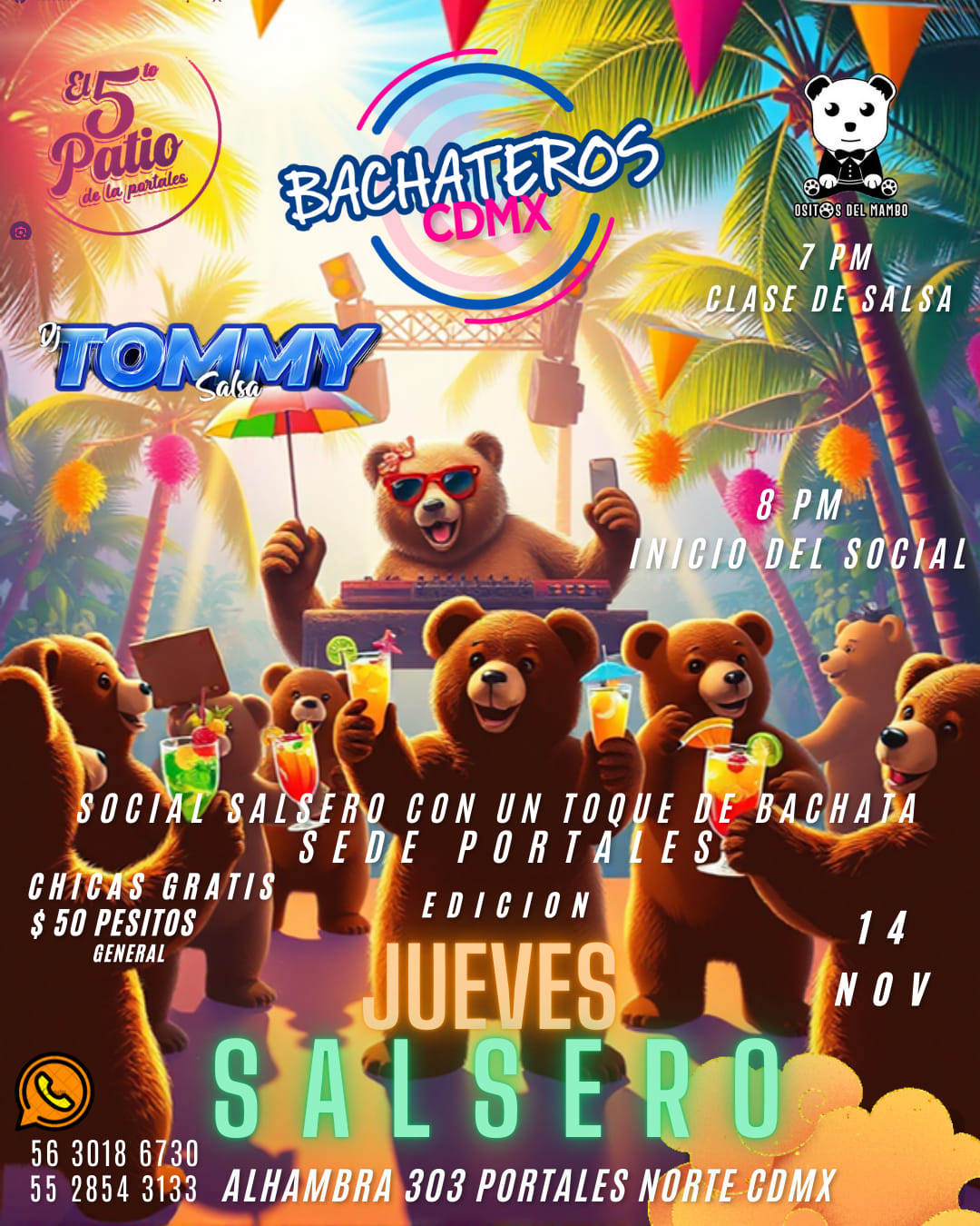 Bachateros CDMX Jueves Salseros 🪇