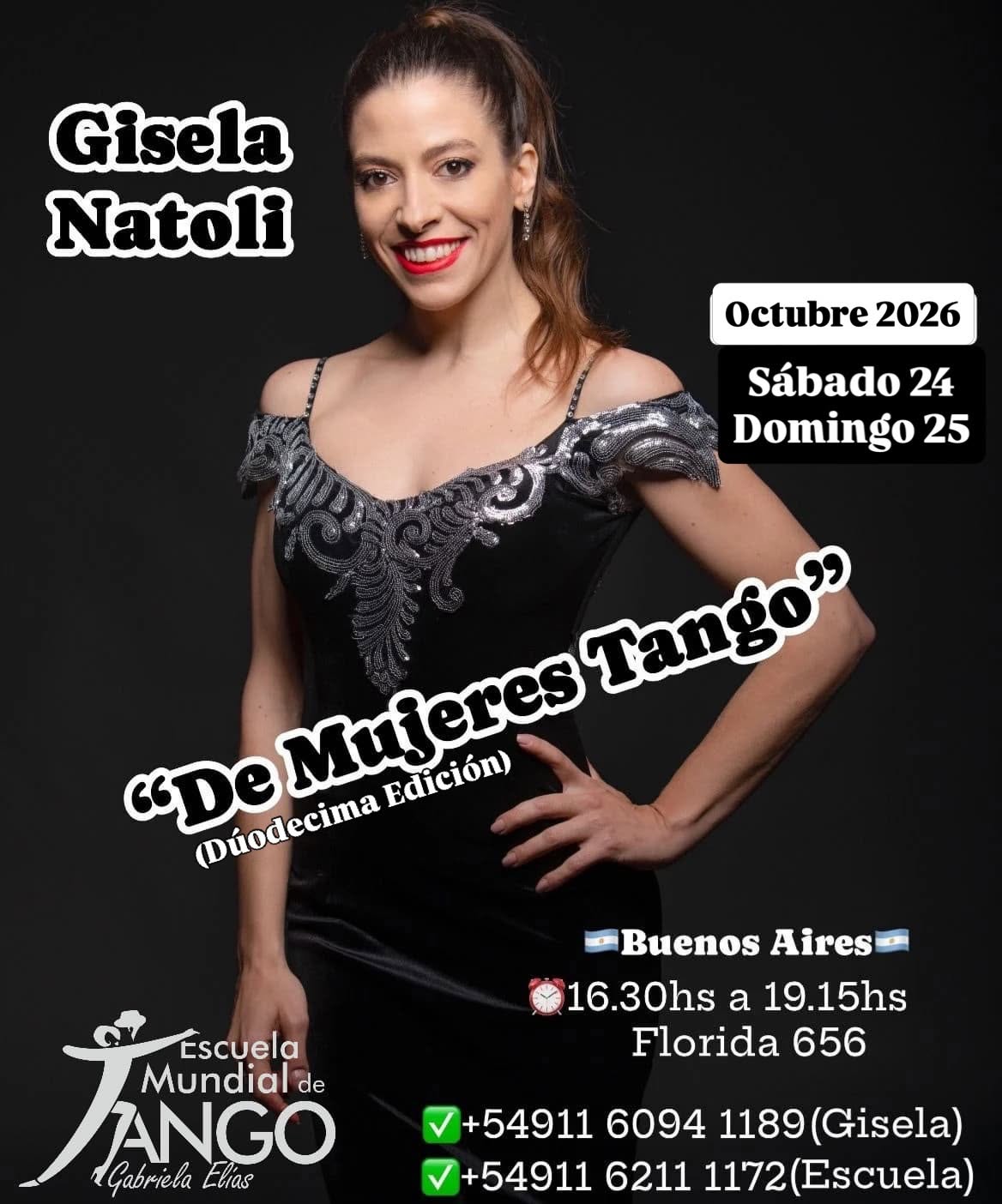 👠”De Mujeres Tango” (Duodécima Edición)- Gisela Natoli