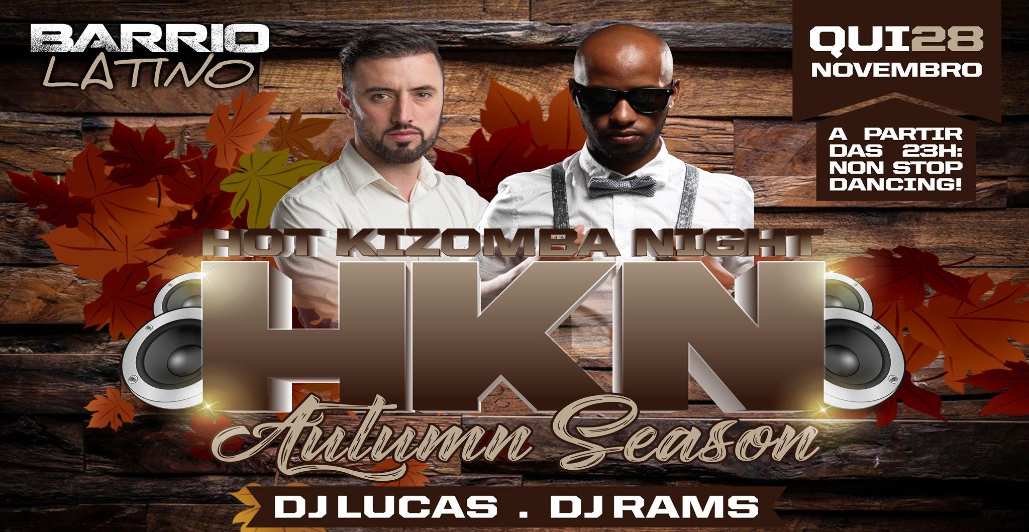 Hot Kizomba Night Autumn Season - Quinta 28 NOV Barrio Latino
