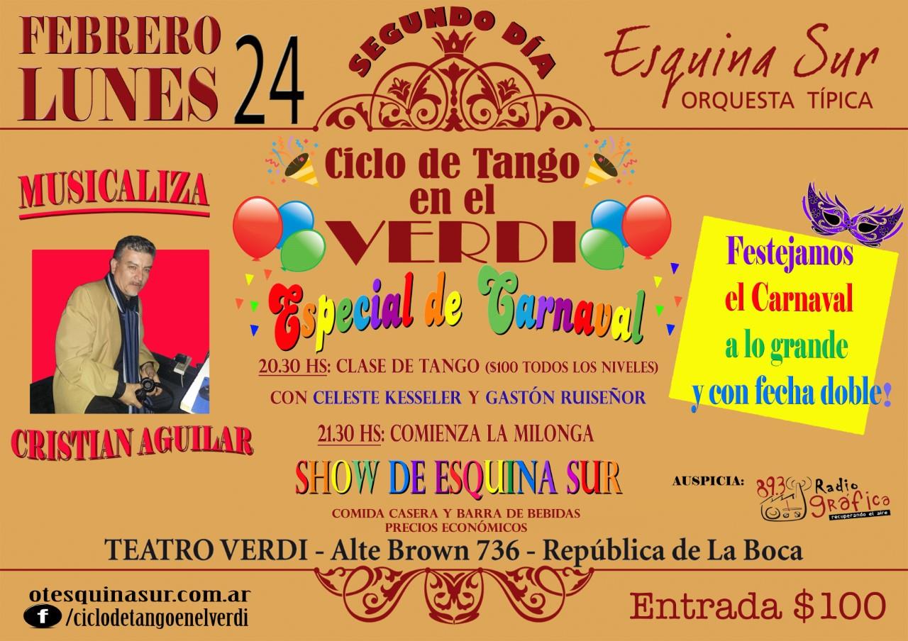 Ciclo de Tango en el Verdi - Baile de Carnaval -