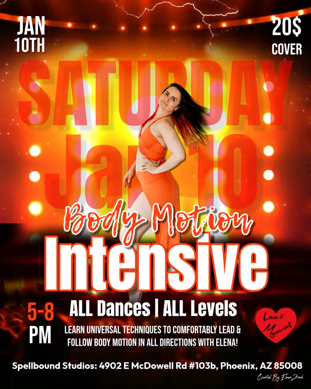 Body Motion Intensive for Partner Dance