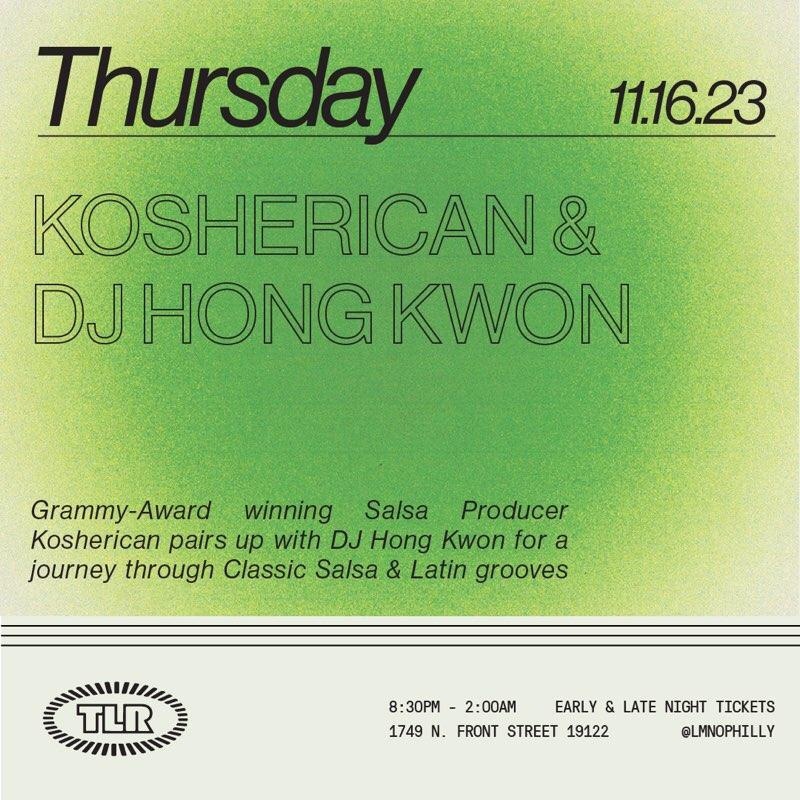 Salsa on Vinyl with Kosherican and DJ Hong at LMNO Listening Room - Thanksgiving Edition