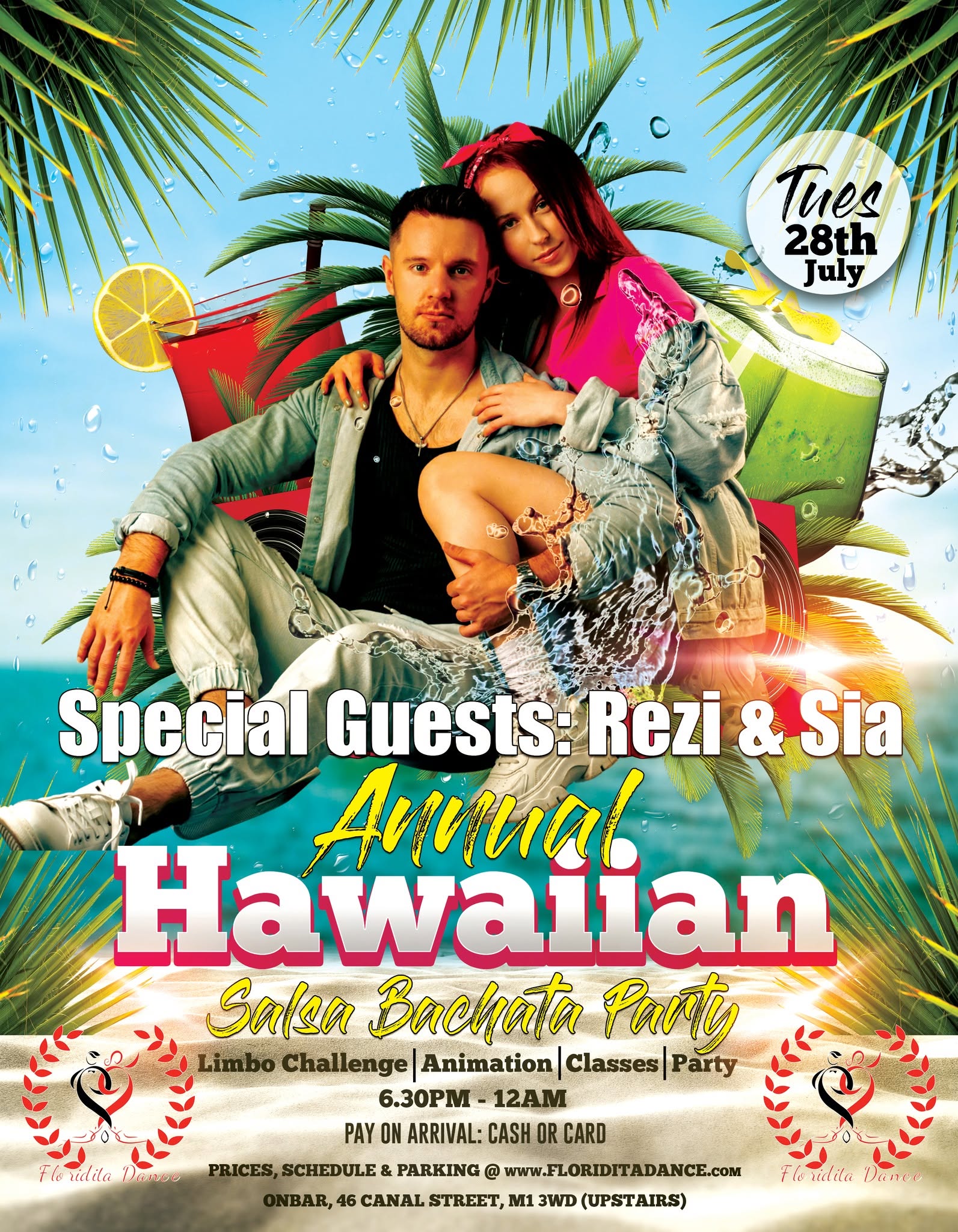✯Annual Hawaiian Salsa Bachata Party✯Special Guests