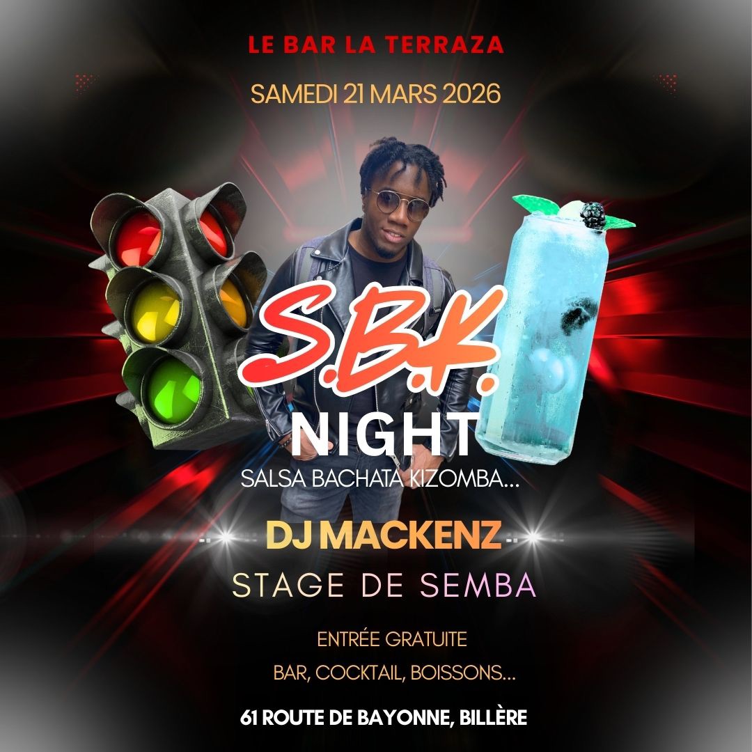 Stage de Semba et soirée SBK avec DJ Mackenz à la Terraza