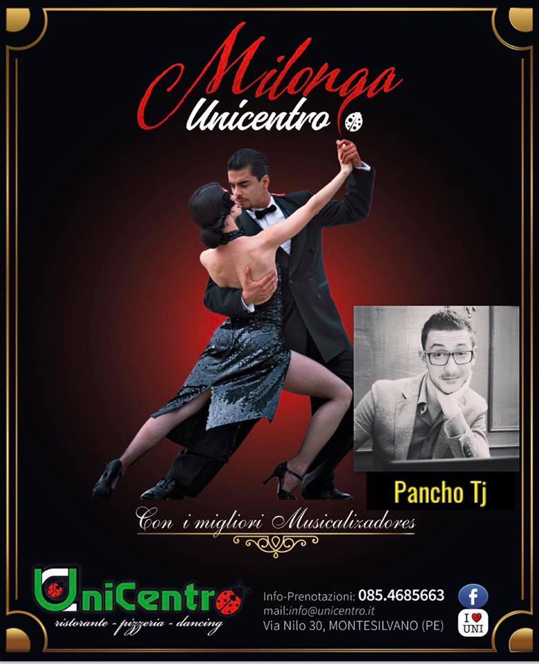 Milonga Unicentro in terrazza con Pancho Tj