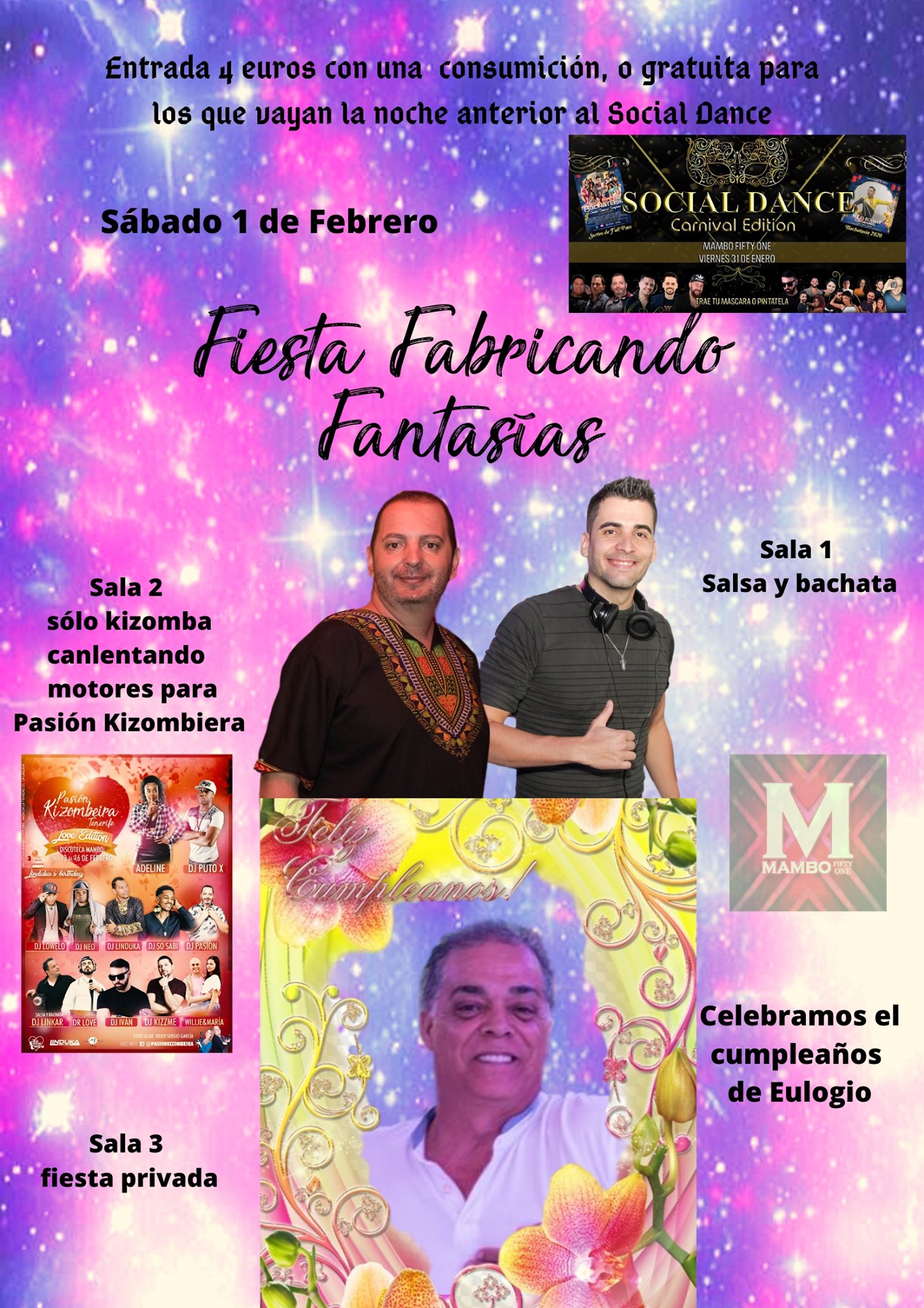 Fiesta fabricando Fantasías en Mambo Fifty One