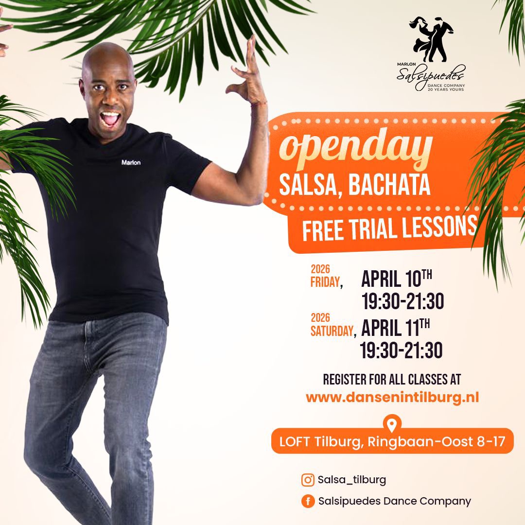 Gratis Proeflessen Salsa&Bachata 10-11 April