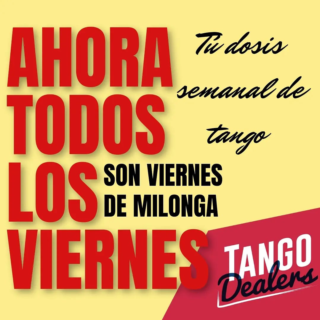 Milonga Tango Dealers - NUEVO ESPACIO