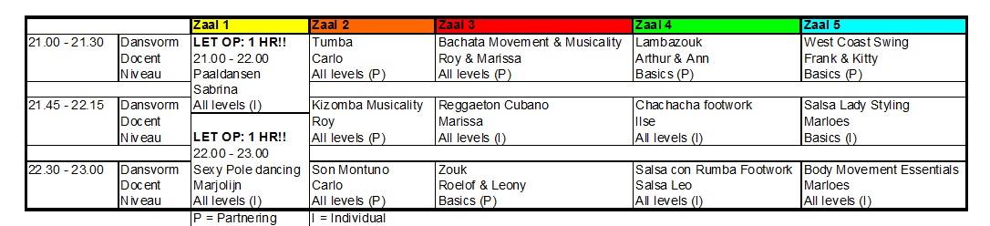 Sat. 28 1 17: Salsa & Kizomba Saturday - Season Opening