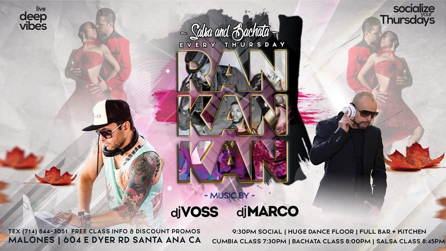 Socialize Your Thursdays #RanKanKan Salsa Bachata