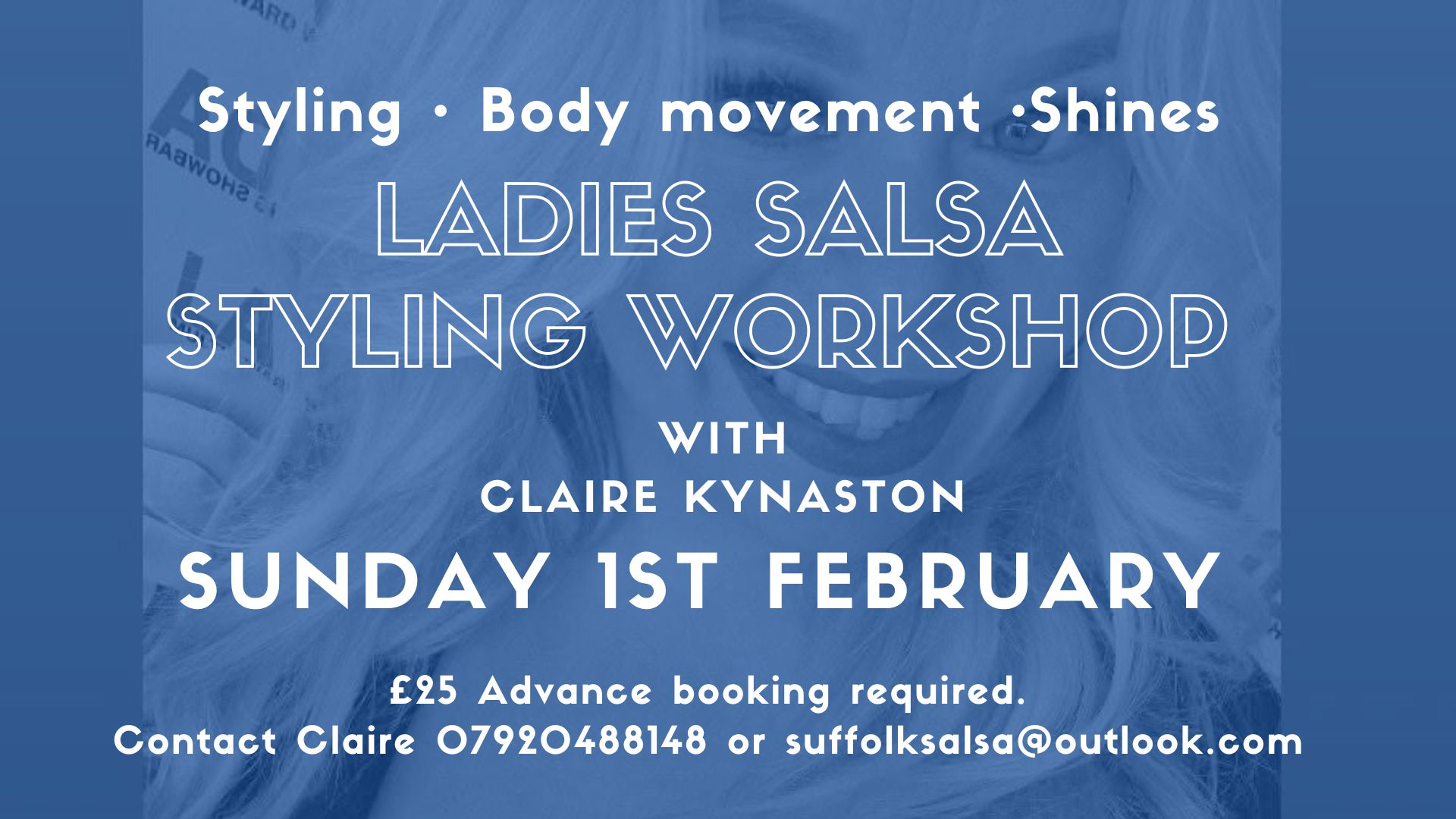 Ladies Salsa Styling Workshop with Claire Kynaston